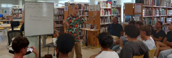 Rencontre avec Patrice Treuthardt – Semaine des langues, Printemps des poètes