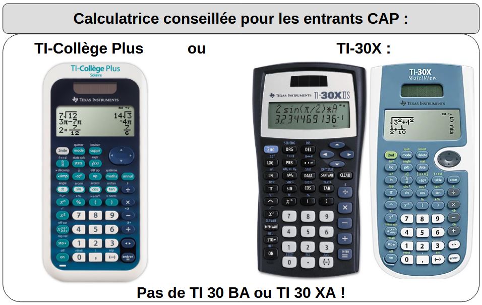 Commande de calculatrices - Lycée Mézeray-Gabriel
