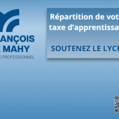 Soutenez notre lycée avec la taxe d’apprentissage