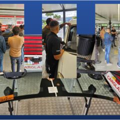 Séance changement de pare-brise et réparation chez CARGLASS pour des professeurs du lycée