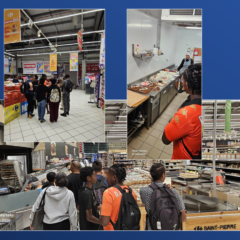 La classe de CSVCA – Vendeur Conseil en Alimentation – visite Carrefour Canabady