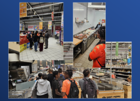 La classe de CSVCA – Vendeur Conseil en Alimentation – visite Carrefour Canabady