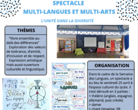 SPECTACLE MULTI-LANGUES ET MULTI-ARTS