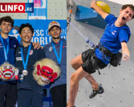 Max Bertone remporte la médaille d’argent lors de la coupe du monde d’escalade
