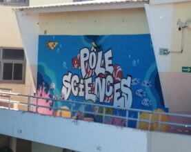 Projet Fresque par l’élève Paul Castel