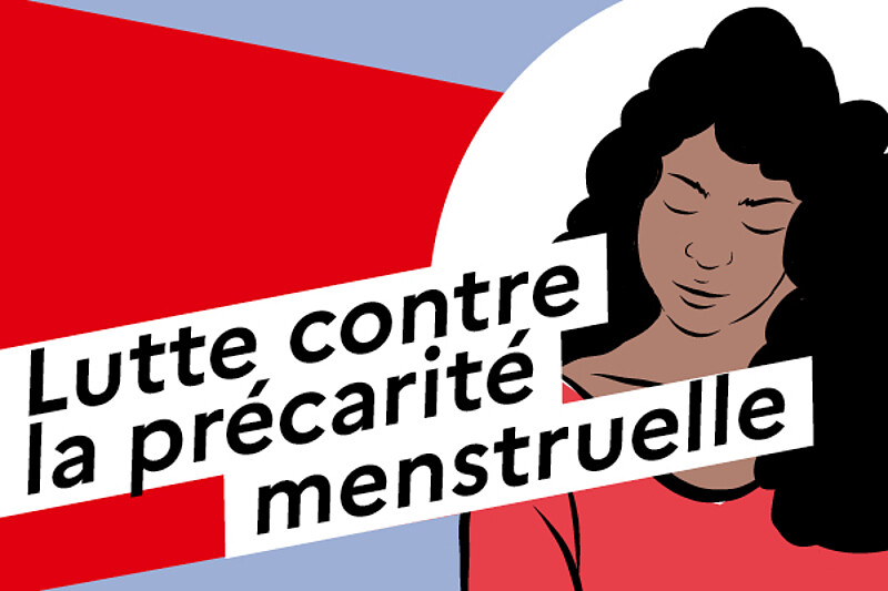 Lutte contre la précarité menstruelle – La présidente de Région et la rectrice de passage à Isnelle Amelin