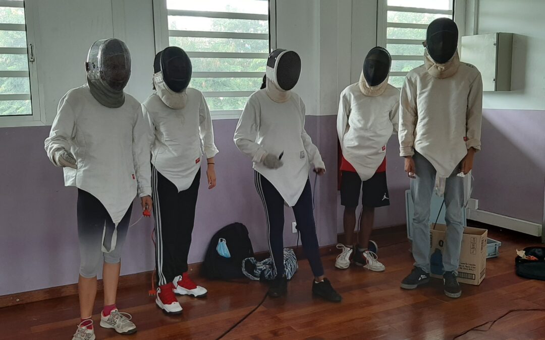 Initiation escrime.