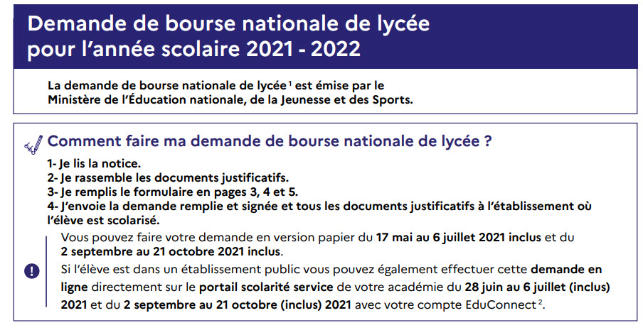 version papier a envoyer