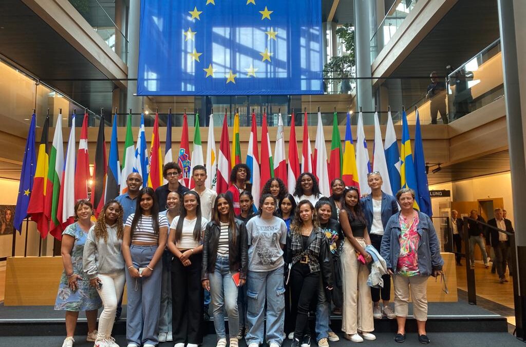 Nos élèves au Parlement Européen à Strasbourg !