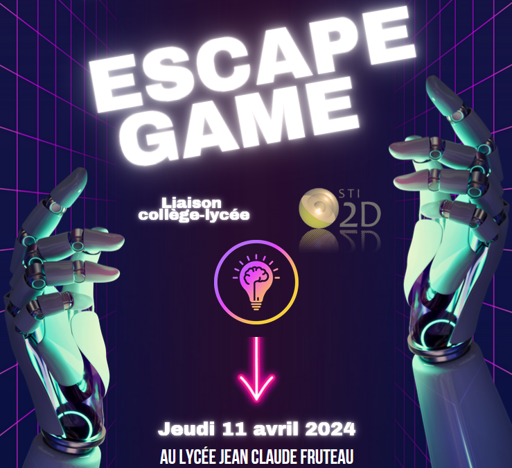 Escape Game : Jeudi 11 avril 2024