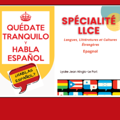 L’enseignement de spécialité LLCE Espagnol