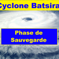 Cyclone Batsirai – phase de sauvegarde