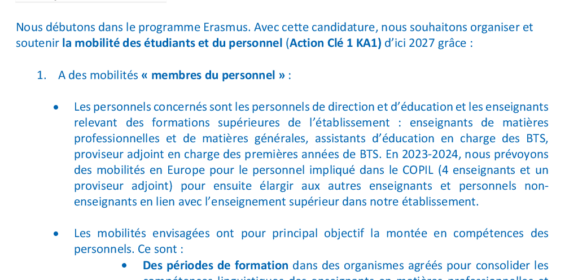 Erasmus Policy Statement
