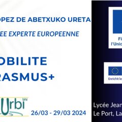 Mobilité Erasmus+ Accueil Invitée experte