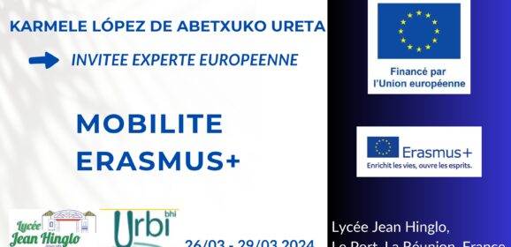 Mobilité Erasmus+ Accueil Invitée experte