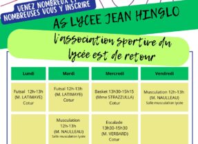 Association sportive lycée Jean Hinglo