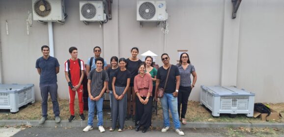 Mise en place du composteur de biodéchets au lycée