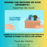Projet solidaire BTS CCST : Collecte de vêtements
