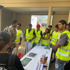 🏗️ Nos géomètres topographes et nos couvreurs au Village du BTP