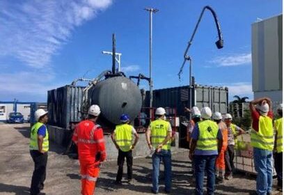 Les étudiants de BTS TP 2 découvrent une centrale d&rsquo;enrobés