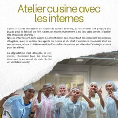 Atelier choux à la chantilly avec les internes