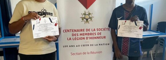 Prix Légion d&rsquo;Honneur « Mérite et Talent » 2026 : deux élèves du lycée Jean Hinglo distingués