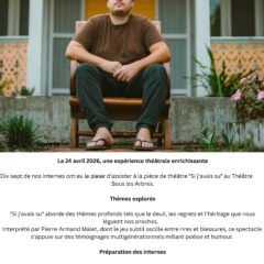 « Si j&rsquo;avais su » – Les internes au Théâtre Sous les Arbres