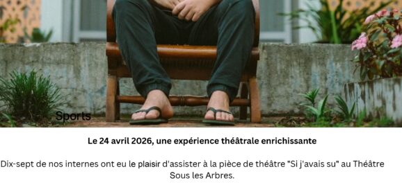 « Si j&rsquo;avais su » – Les internes au Théâtre Sous les Arbres