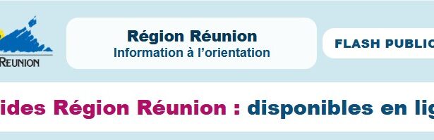 Guides Région Réunion : Information à l&rsquo;orientation