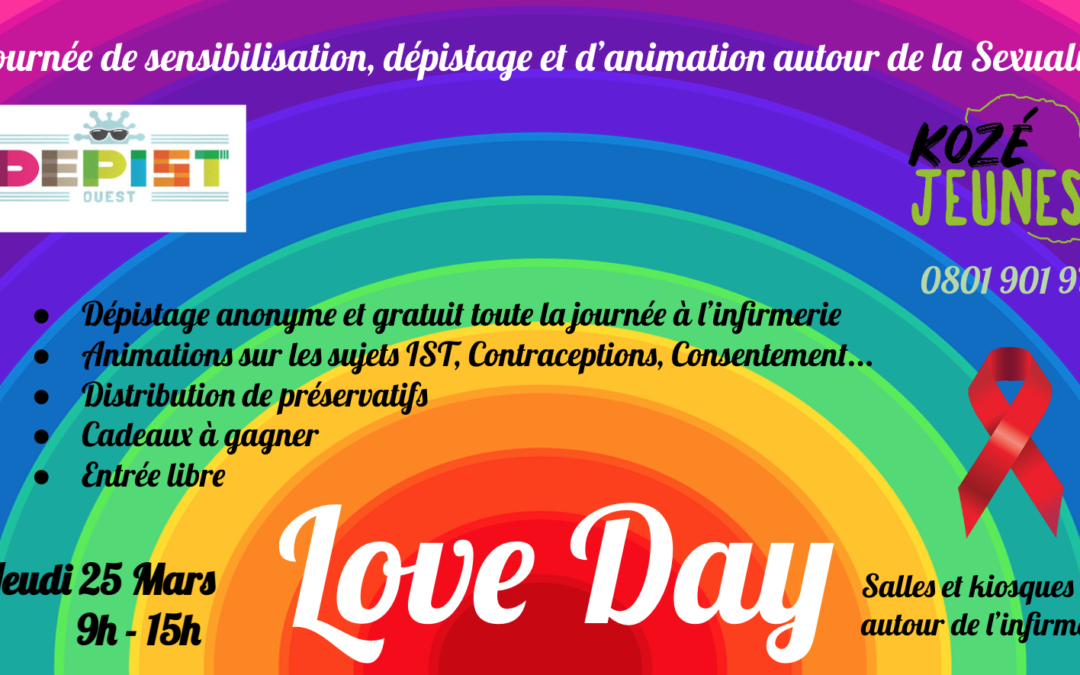 RDV le Jeudi 25 mars 2021 journée LOVE DAY !
