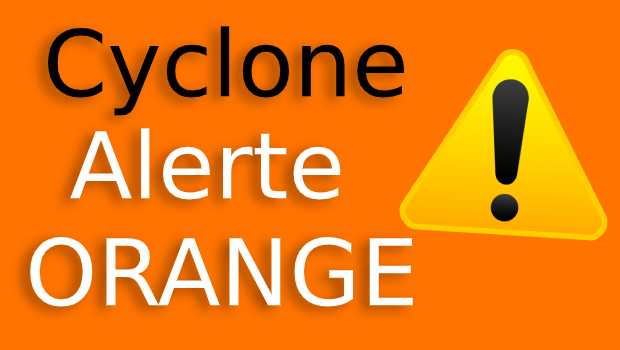 Alerte cyclonique ORANGE : Etablissements fermés lundi