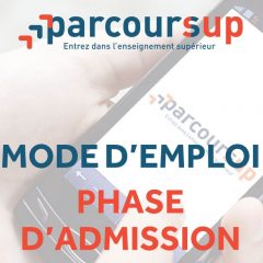 Parcoursup – Phase d’admission