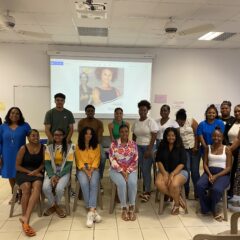 Madame Chahéda RIVIERE Présidente de l’EFOIR ( Entrepreneuriat au Féminin Océan Indien Réunion) rencontre nos élèves et nos étudiants!
