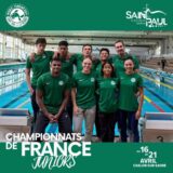 Nos élèves au championnat de France Juniors de natation