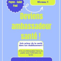 Deviens ambassadeur santé !