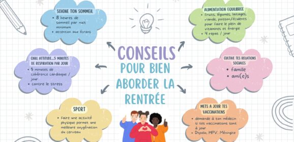 POUR BIEN ABORDER LA RENTRÉE
