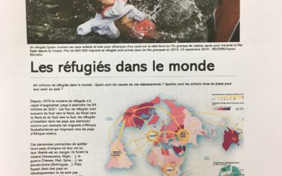 Migrants : des articles de presse produits par les élèves de 206