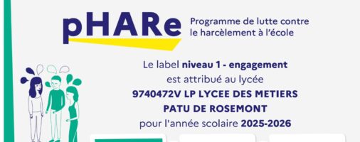 Certificat de labellisation pHARe