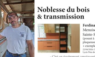 Ancien élève de PATU: Noblesse du bois et transmission