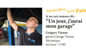 Ancien élève de PATU: Grégory VIENNE
