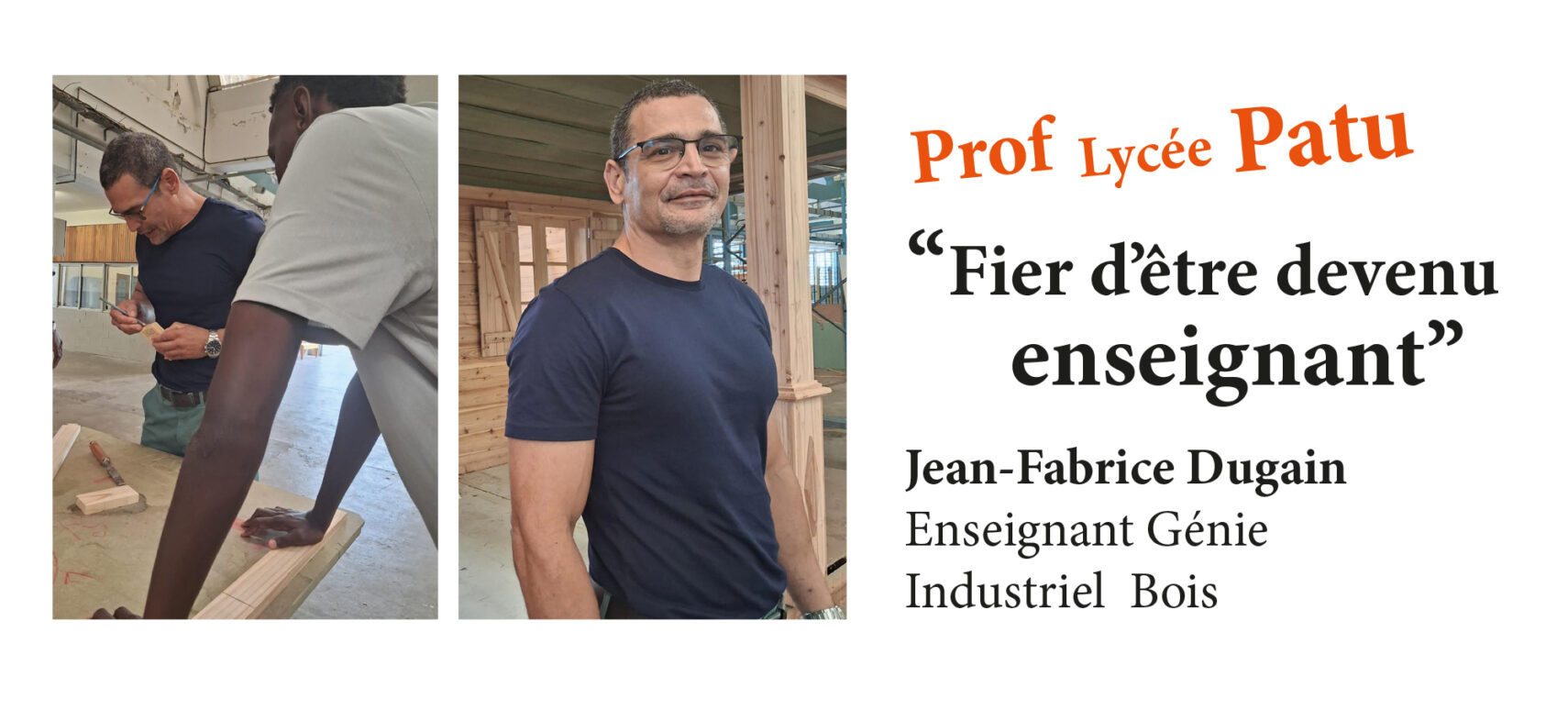 Prof de PATU : Jean-Fabrice DUGAIN