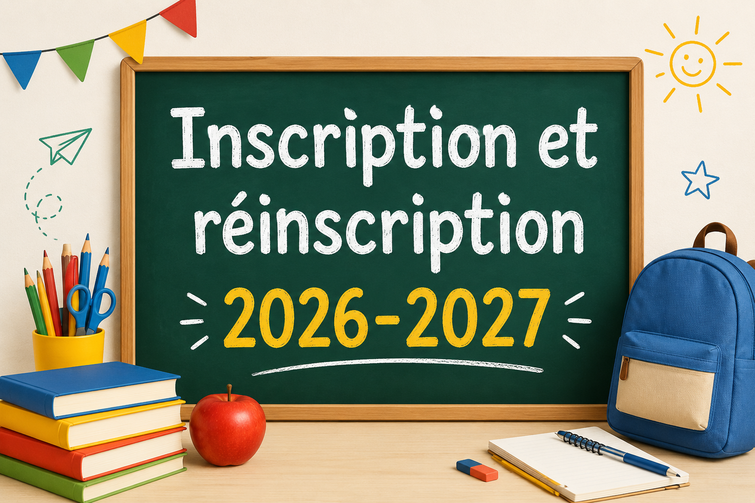 Inscription et réinscription 2026-2027