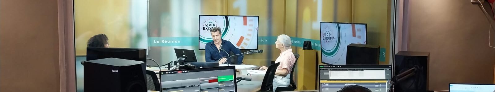 Visite des studios de Réunion La 1ère