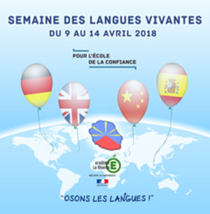 SEMAINE DES LANGUES 2018 du 9 au 14 avril 2018