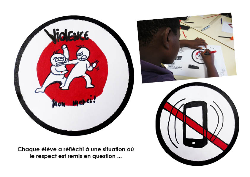 ATELIER PICTOGRAMMES SUR LE RESPECT