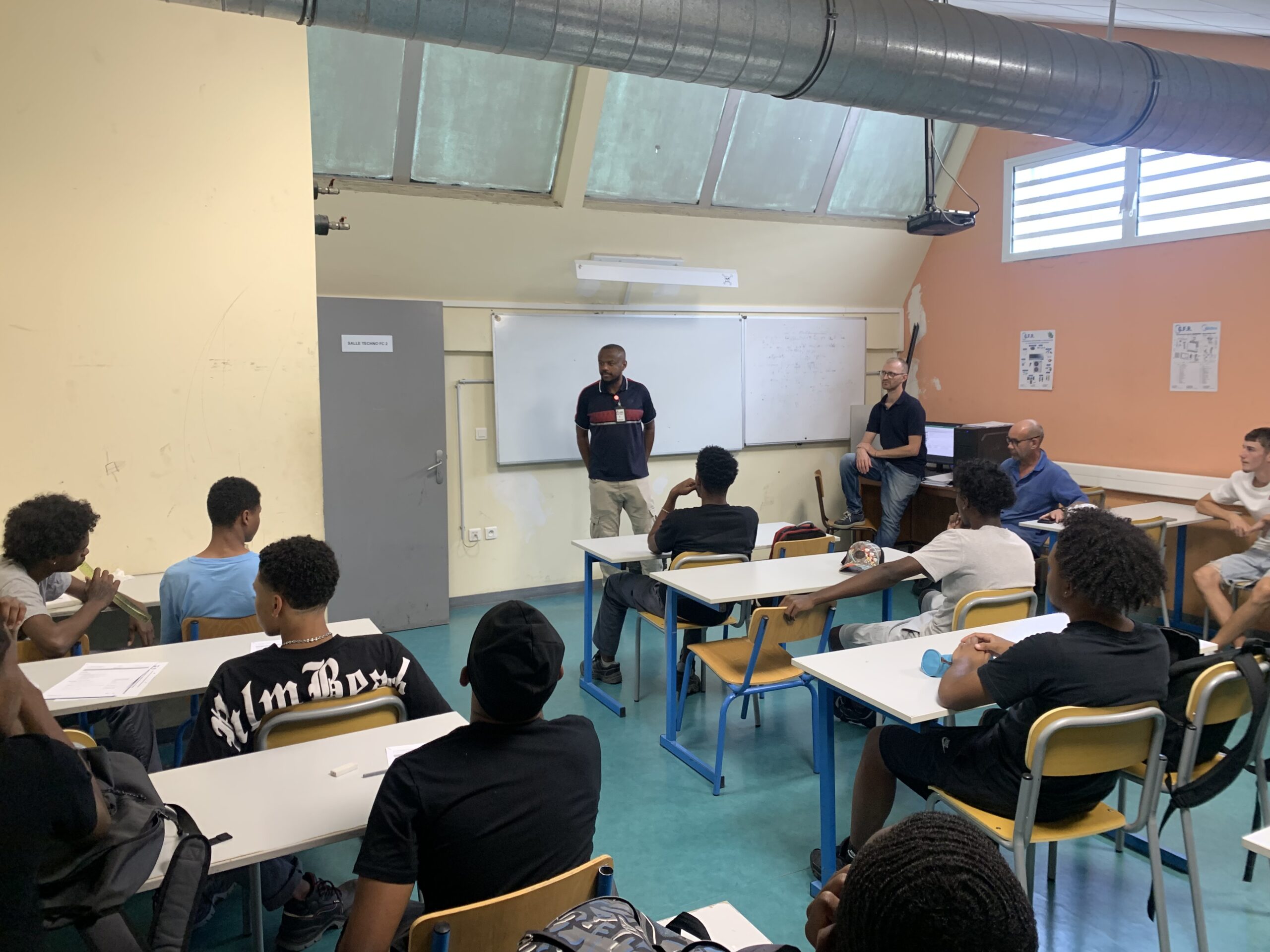 Intervention d’Abdillah MOUSSA de GCA Mayotte auprès de nos élèves de la filière TNE