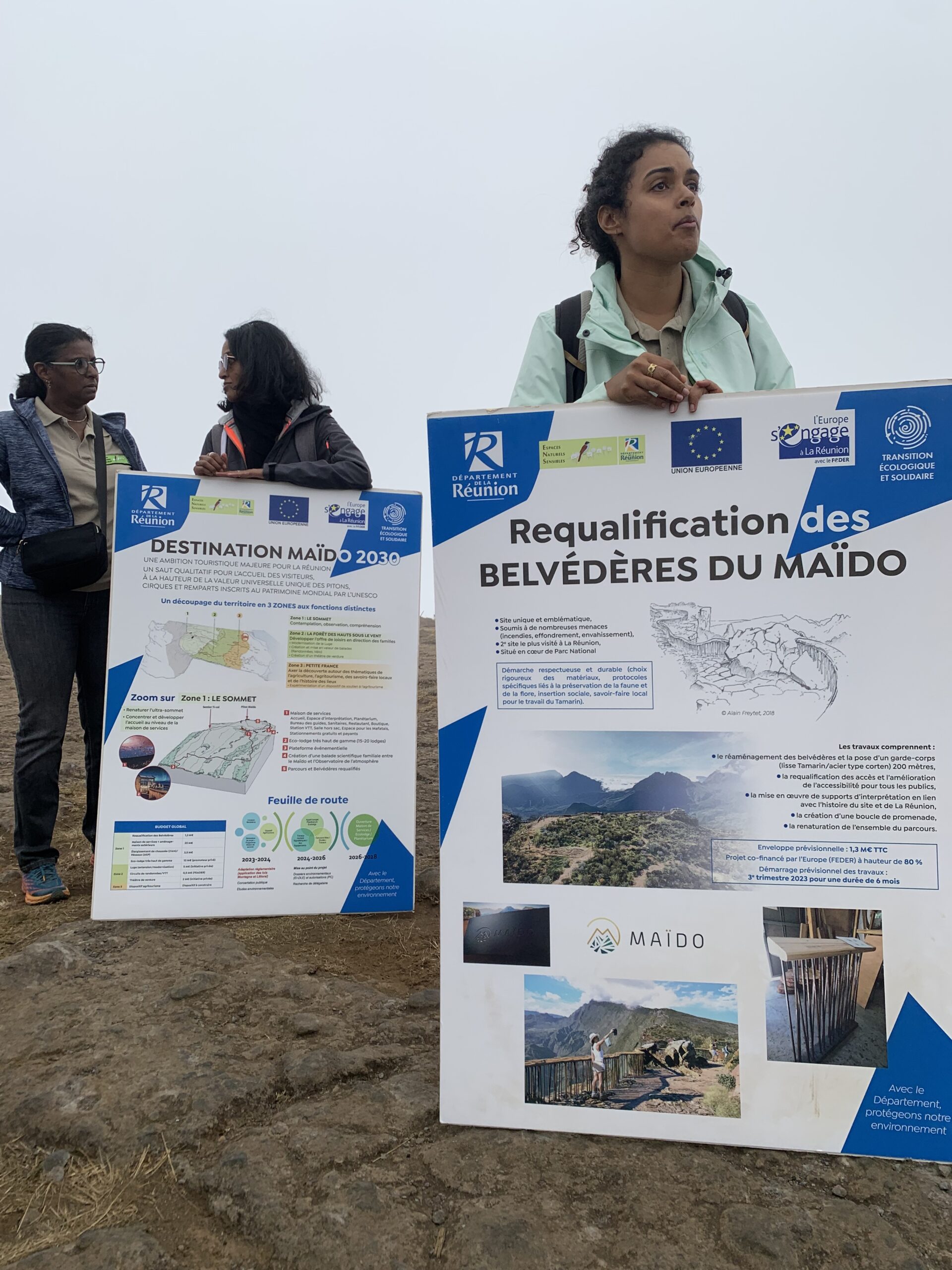 Visite de GIPIER Menuiserie et du Chantier départemental des Belvédères du MAIDO par nos élèves menuisiers
