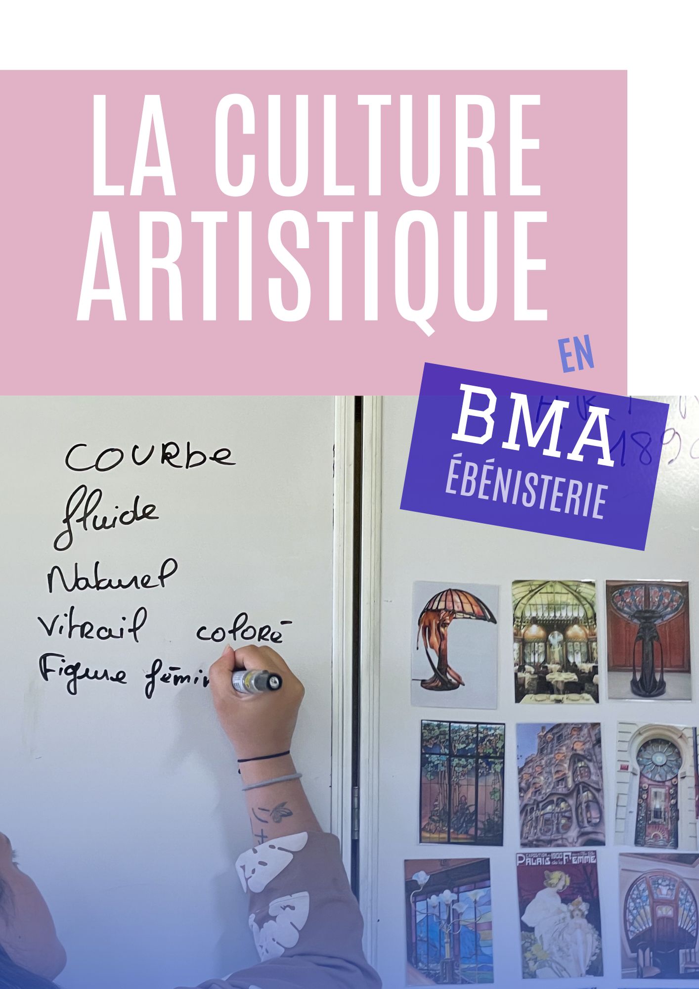 La culture artistique en BMA ÉBÉNISTERIE au LP Roches Maigres
