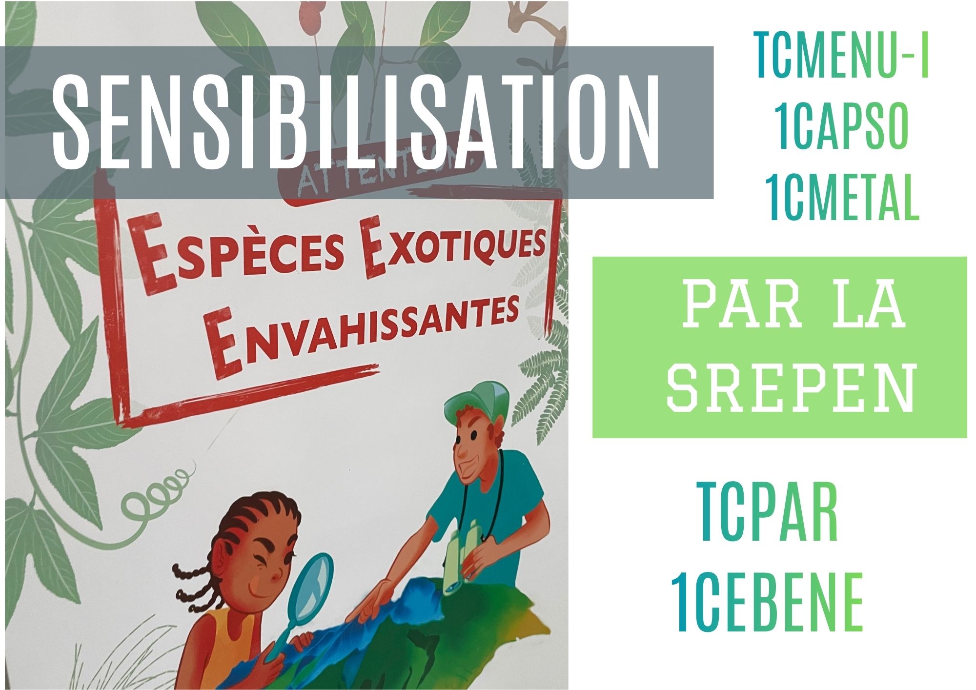 Sensibilisation sur les espèces exotiques envahissantes par la SREPEN au LP Roches Maigres