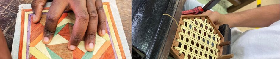 Préparation du chef d’oeuvre en CAP ébénisterie au LP Roches Maigres